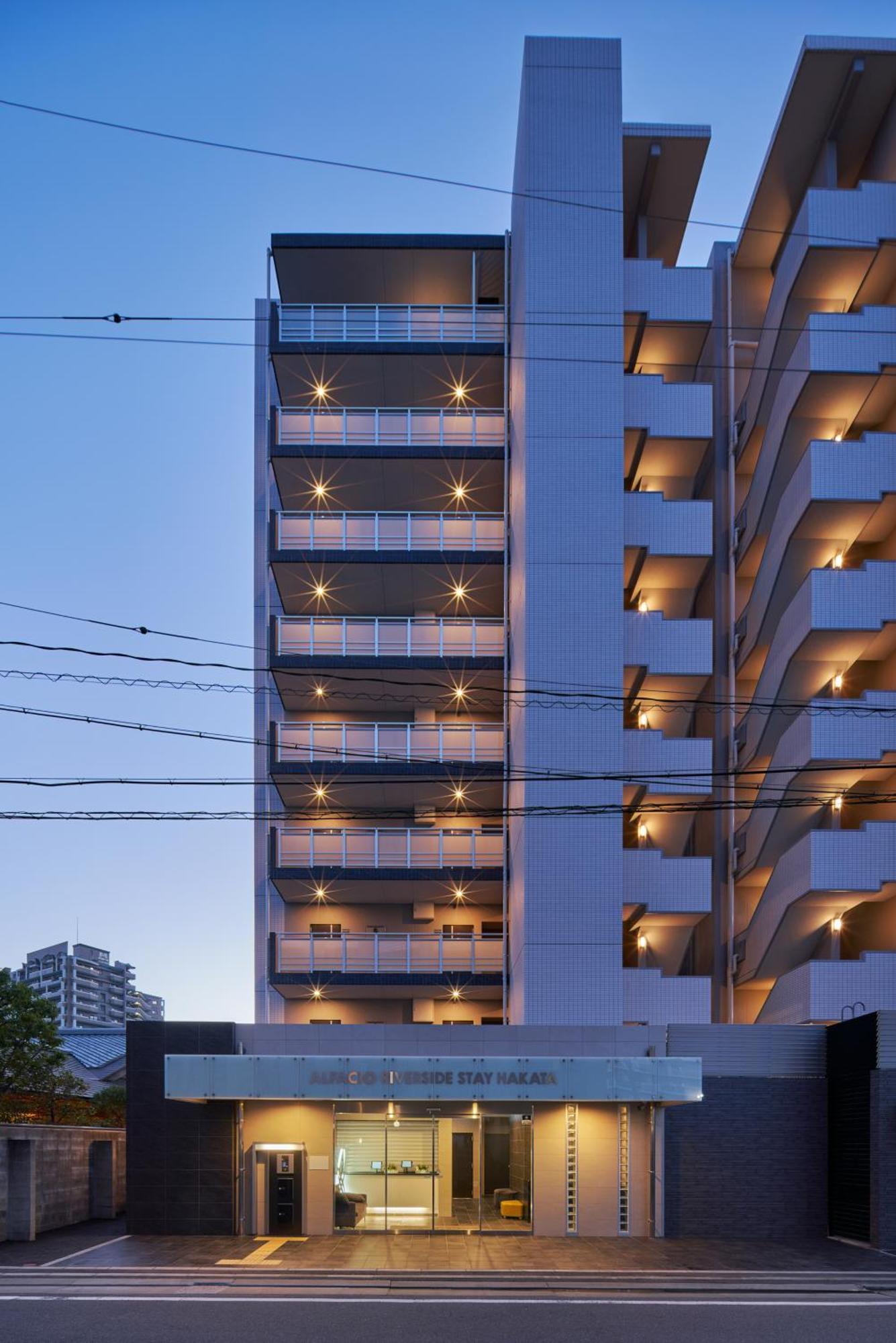 Alfacio Riverside Stay Hakata Fukuoka  Exteriér fotografie